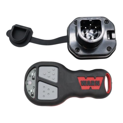 WARN 90287 Wireless Remote Control System for Truck and SUV Winches – Includes Wireless Transmitter and Receiver for Easy, Safe, Long?Distance Winch Operation
