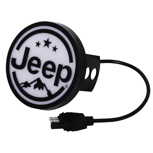 Plasticolor 002315R01 Jeep Lighted Hitch Cover