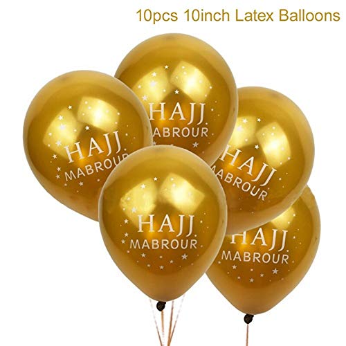 Eid Al Adha EID Mubarak Confetti Balloons Ramadan Decor Balloons EID Decor Latex Ballons for Islam Muslim Party Baloons (81-4)