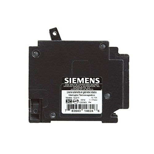 Siemens Q1515 15 Amp Dual Pole Circuit Breaker