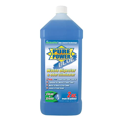 Valterra V23003 'Pure Power Blue' Waste Digester and Odor Eliminator - 64 oz. Bottle