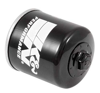 K&N Motorcycle Oil Filter: High Performance, Premium, Designed to be used with Synthetic or Conventional Oils, Wrench Off Nut: Fits Select Honda, Kawasaki, Triumph, Yamaha Motorcycles, KN-204-1
