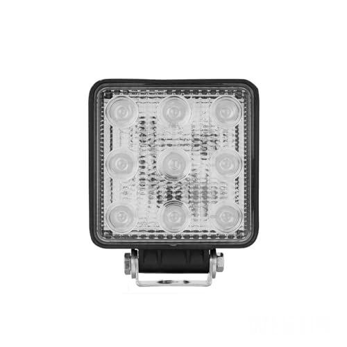 Westin 09-12211B Square LED Work Utility Light LED 4.6x5.3 in. Flood with 3W Epistar