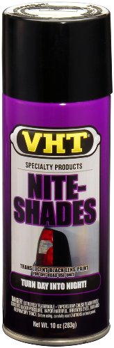 VHT SP999 Nite-Shades Lens Cover Coating - Translucent Black Spray Paint - 10 oz Aerosol Can