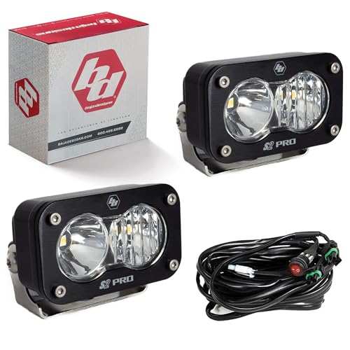 Baja Designs, 487803, LED Light, S2 Pro, Black, Driving/Combo, Pair