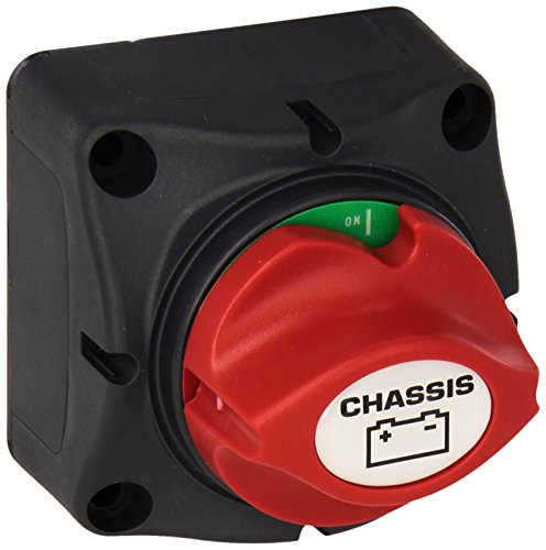 Marinco ParkPower 701CHRV Contour Battery Master Switch with Chassis Label