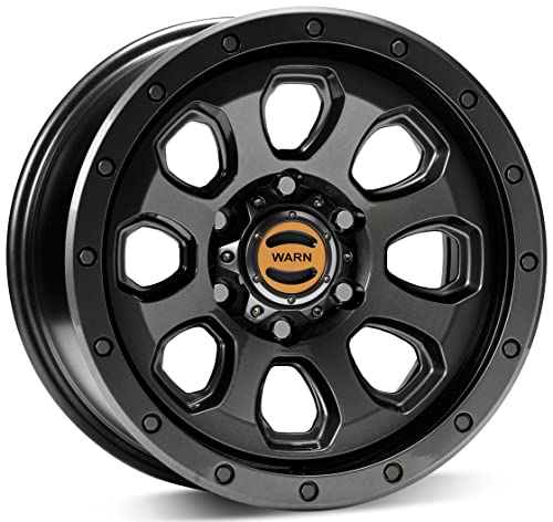 WARN 104485 Epic Wheels with Six-Lug Bolt Pattern, Black - Fits: 2021 Ford Bronco and 2019-Current Ford Ranger, Toyota Tacoma, and Toyota 4Runner