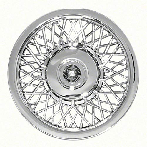 Set of 4 Chrome 15 Inch Aftermarket Replacement Hubcaps with Metal Clip Retention System - Part Number: IWC1215
