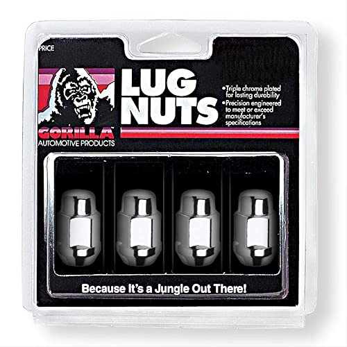Gorilla Automotive 41177B Acorn Bulge Seat Lug Nuts (7/16" Thread Size)