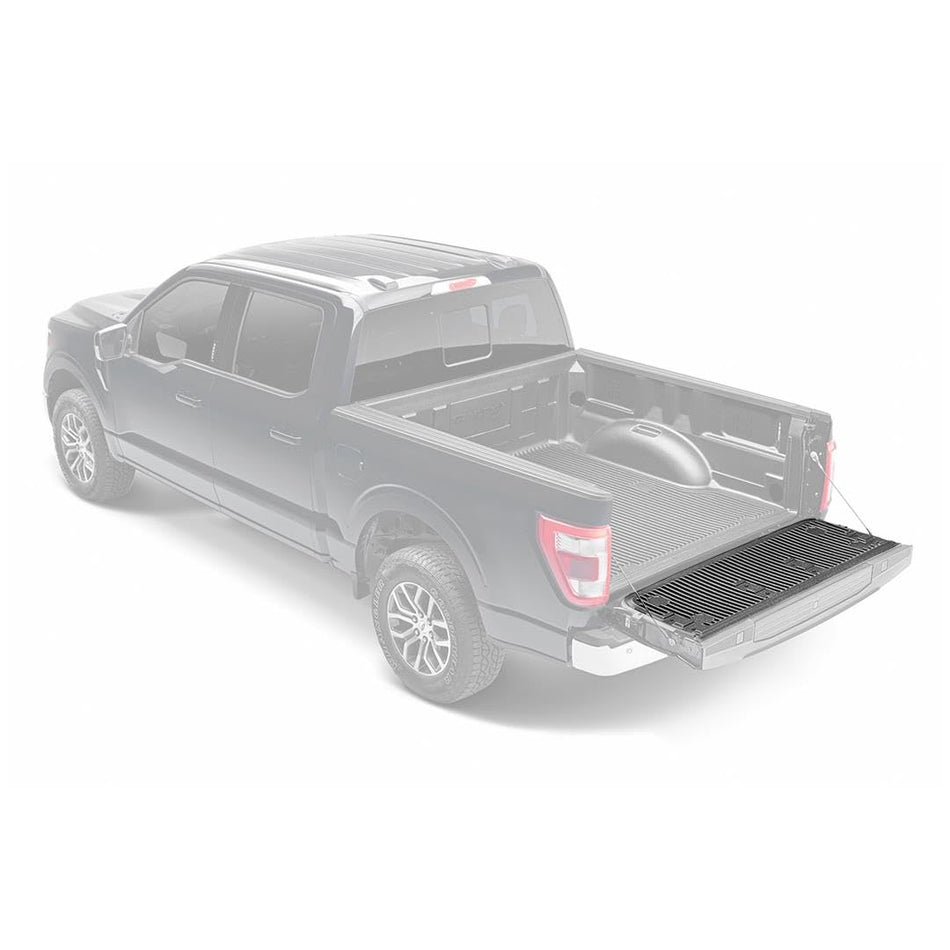 TrailFX Tailgate Liner Fits Dodge Ram 1500 2006-2018 Black High-Density Polyethylene Direct Fit Textured Ribbed Surface TrailFX RD06TGNR