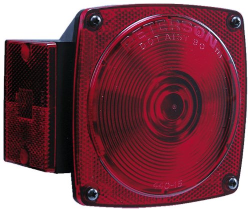 Peterson Manufacturing V440 Combination Stop and Tail Light , Red
