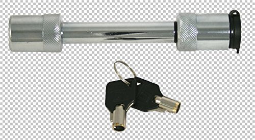 Diversi-Tech DT-31005 5/8" Chrome Plated Forged Steel Locking Pin with 2 Round Tube Keys for 2.5" Class V Hitch