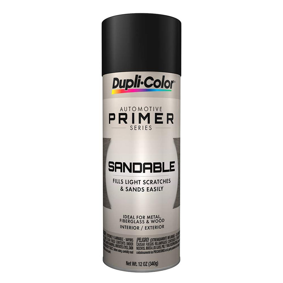 Dupli-Color DAP1698 Black 12 oz. Hot Rod Sand Able Primer Aerosol