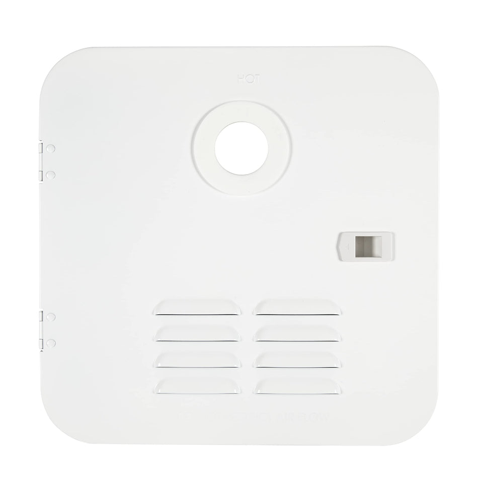 RV Water Heater Door Installation Kit - White