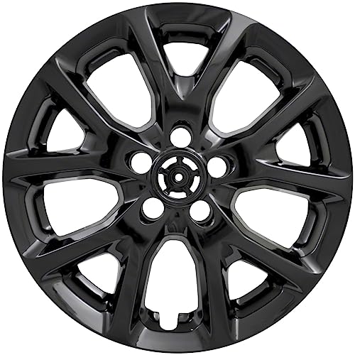 2014-2018 Jeep Cherokee Impostor Whl Skins;14-18 Cherokee; 17In; W9130; 10 Vent; Set Of 4 Gloss Black Partslink IWCIMP382BLK