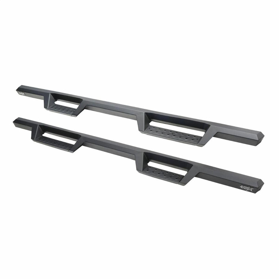 Westin 56-14135 HDX Drop Nerf Bars fits 2019-2025 Silverado Sierra 1500 (Exc Silverado LD Sierra 1500 Limited) 2020-2025 Silverado Sierra 2500 3500 Crew Cab Textured Black Pair