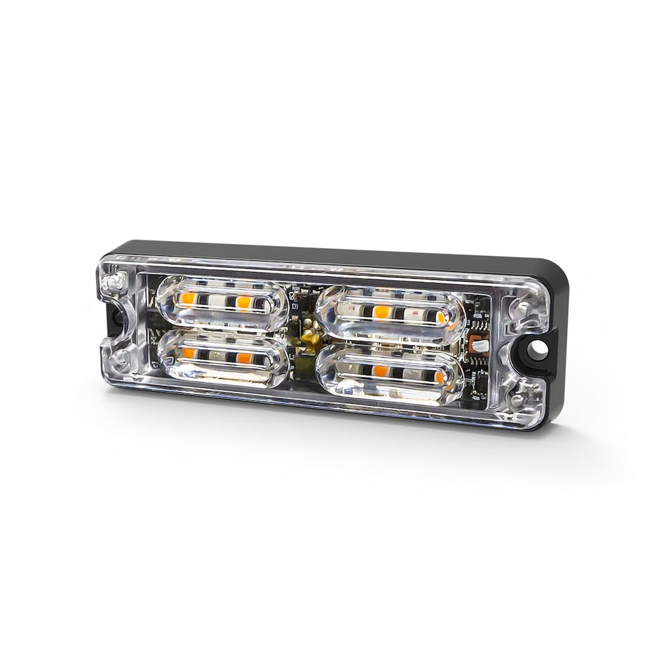 ECCO ED3511W Ed3511 Series Class 1 Led Warning Light Assembly – White, Surface Mount