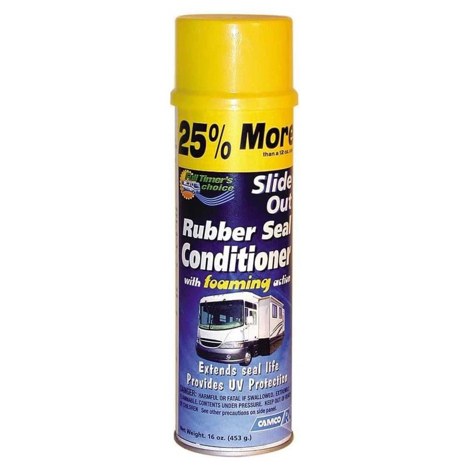 Camco RV Slide-Out Rubber Seal Conditioner with Foaming Action; Extends Seal Life and Provides UV Protection (41135)