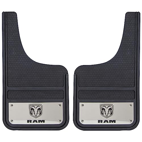 Plasticolor Ram Heavy Duty Front 12 X 23 Mud Guards, 12" x 23" Front Mud Guards (001835R01)