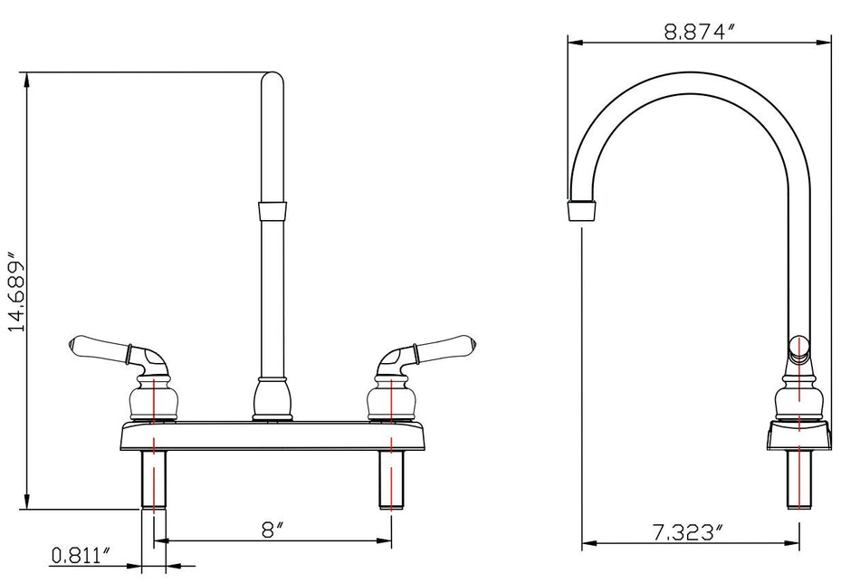 BestPEX 51182 Metal Long Handle Ball Valve, 0.5" Size