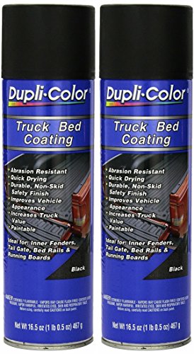 Dupli-Color Truck Bed Vinyl Polymer Coating Aerosol Black 16.5 oz Water Resistant