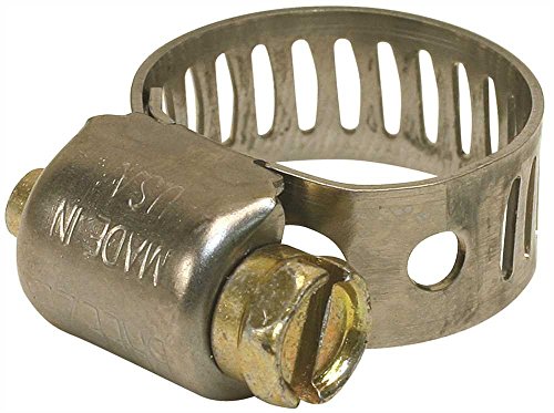 Breeze - 62040H Power-Seal Stainless Steel Hose Clamp, Worm-Drive, SAE Size 40, 2-1/16" to 3" Diameter Range, 1/2" Bandwidth (Pack of 10)