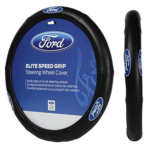 Plasticolor 006725R01 Ford Elite Premium Logo Steering Wheel Cover