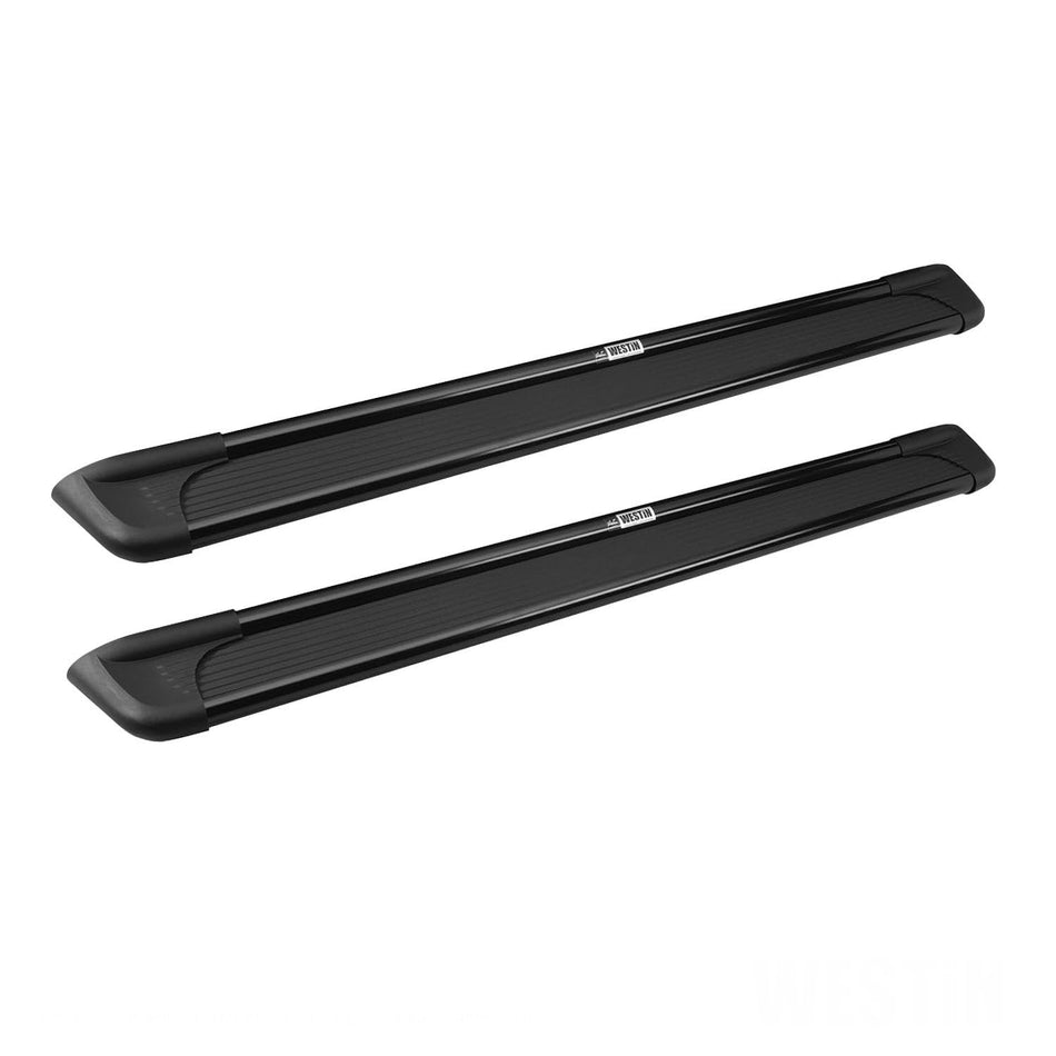 Westin 27-6135 Sure-Grip Running Boards Aluminum Black Pair 79 in. (Required Mounting Kit Sold Separately)