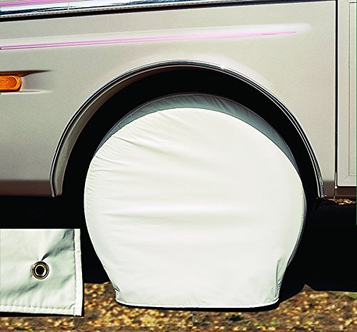 Adco 3973 Black Single Axle Ultra Tyre Gard Tire Wheel Cover 27-29" set of 2