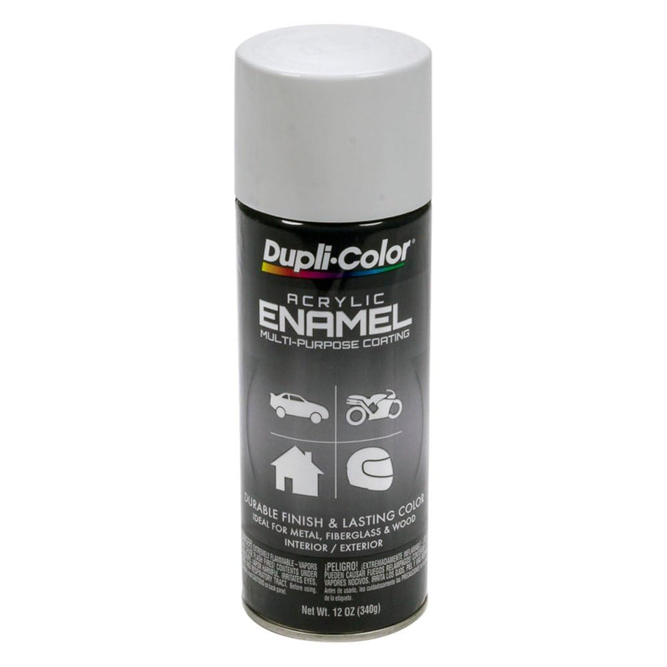Dupli-Color Multi-Purpose Enamel, Gloss, White, 12