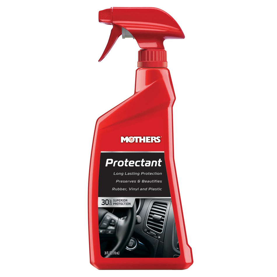 Mothers Protectant, 24 oz. – Long-Lasting UV Protection for Rubber, Vinyl & Plastic, Shields Dash, Trim, Bumpers & Tires from Fading, Cracking & Drying, Restores a Clean OEM Finish (05324)