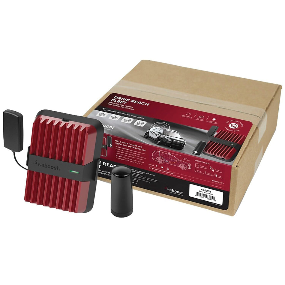 weBoost Drive Reach Fleet (470254) Cell Phone Signal Booster for Any Fleet Vehicles - Verizon, AT&T, T-Mobile, Sprint - Requires Professional Installation