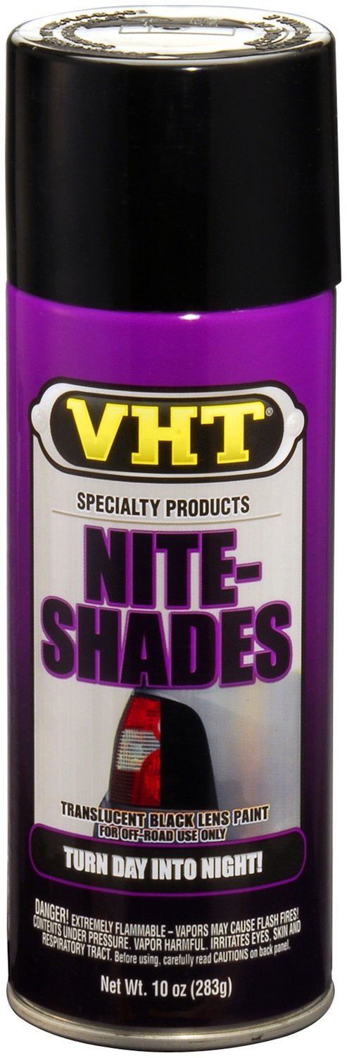 VHT SP999 Nite-Shades Lens Cover Coating - Translucent Black Spray Paint - 10 oz Aerosol Can
