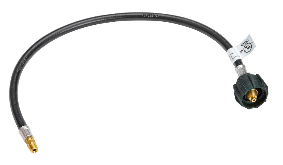 Dicor Suburban LP-PT24F 24-Inch Pigtail Type 1 Acme Nut with 1/4-Inch Inverted Flare for Safe and Easy Propane Gas Transfer in Your RV or Motorhome, Black