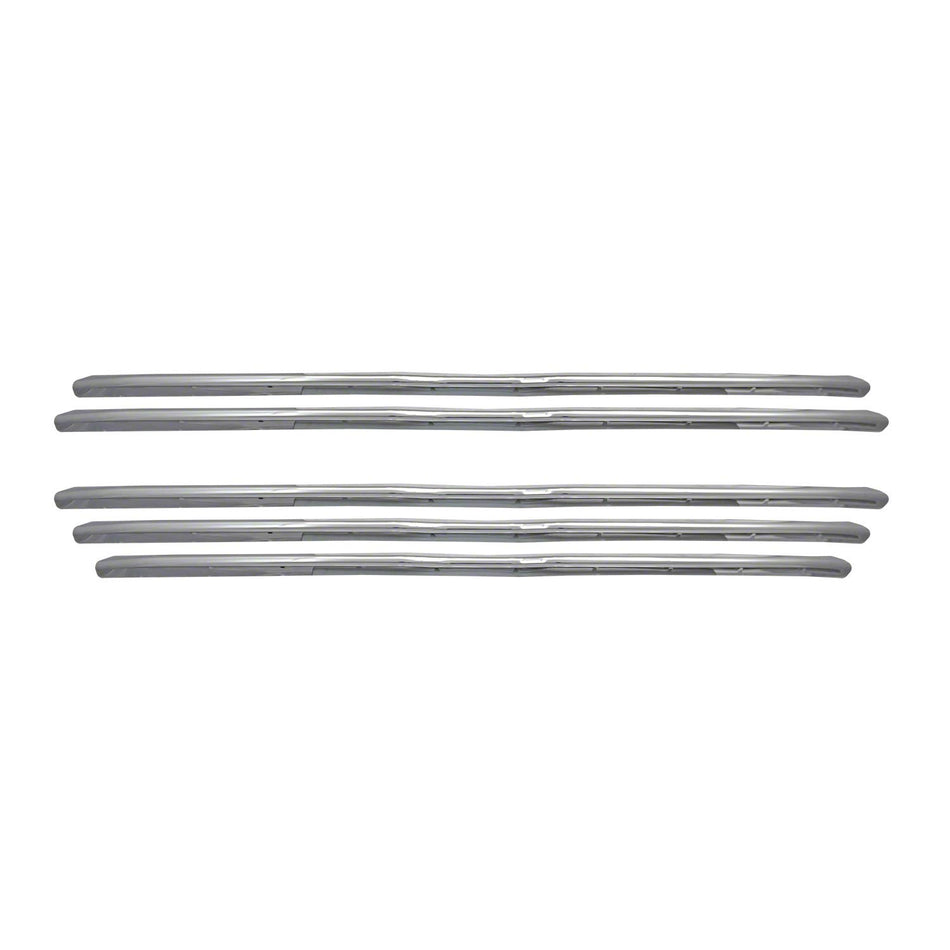 CCI Grille Insert IWCGI160, Overlay, Bar Style, 5 Piece, Chrome Plated, ABS Plastic, Fits 2019-2024 Ram 1500- New Model Lone Star, Laramie and Big Horn Models