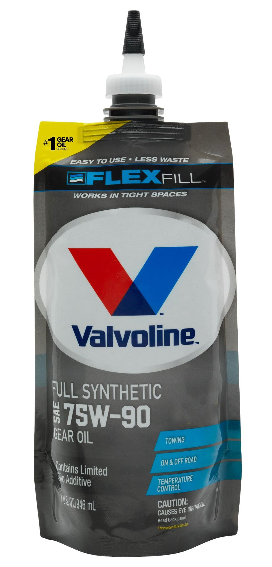 Valvoline FlexFill Advanced Full Synthetic Full Synthetic 75W-90 Gear Oil 1 QT FlexFill