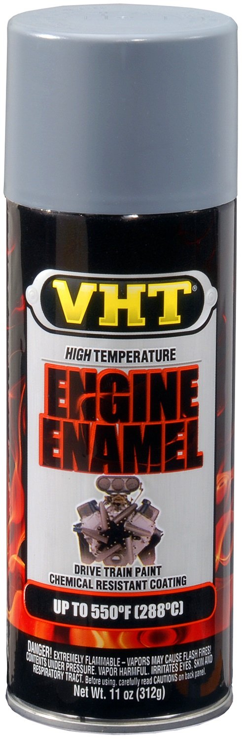 VHT SP148 550° Engine Enamel High Heat Spray Paint Primer – Light Gray, Gloss – 11 oz. Aerosol Can