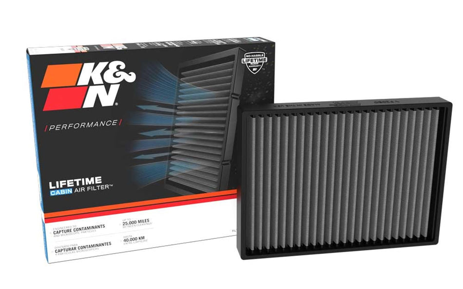 K&N LIFETIME Cabin Air Filter: Premium, Washable, Clean Air for your Cabin: Compatible with 2021-2025 Toyota/Lexus: 4Runner, Land Cruiser, Sequoia, Tundra, Tacoma, GX550, LS500, LX600, VF2080