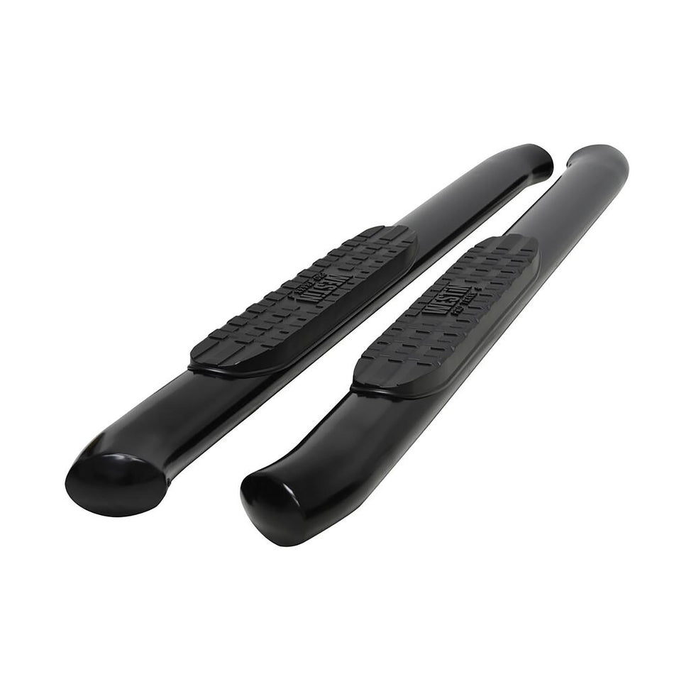 Westin 21-24115 PRO TRAXX 4 Oval Nerf Bars fits 2019-2025 Silverado Sierra 1500 2020-2025 Silverado Sierra 2500 3500 Standard Cab Black Pair