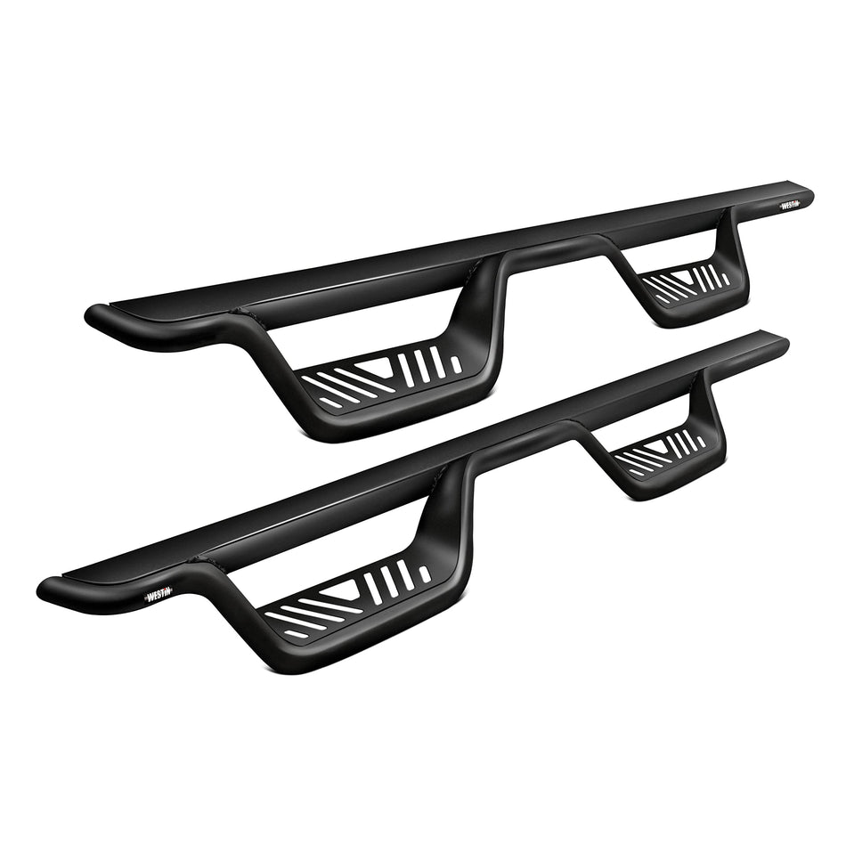 Westin 20-12785 Outlaw Drop Nerf Bars fits 2024-2026 Tacoma Double Cab Textured Black Pair