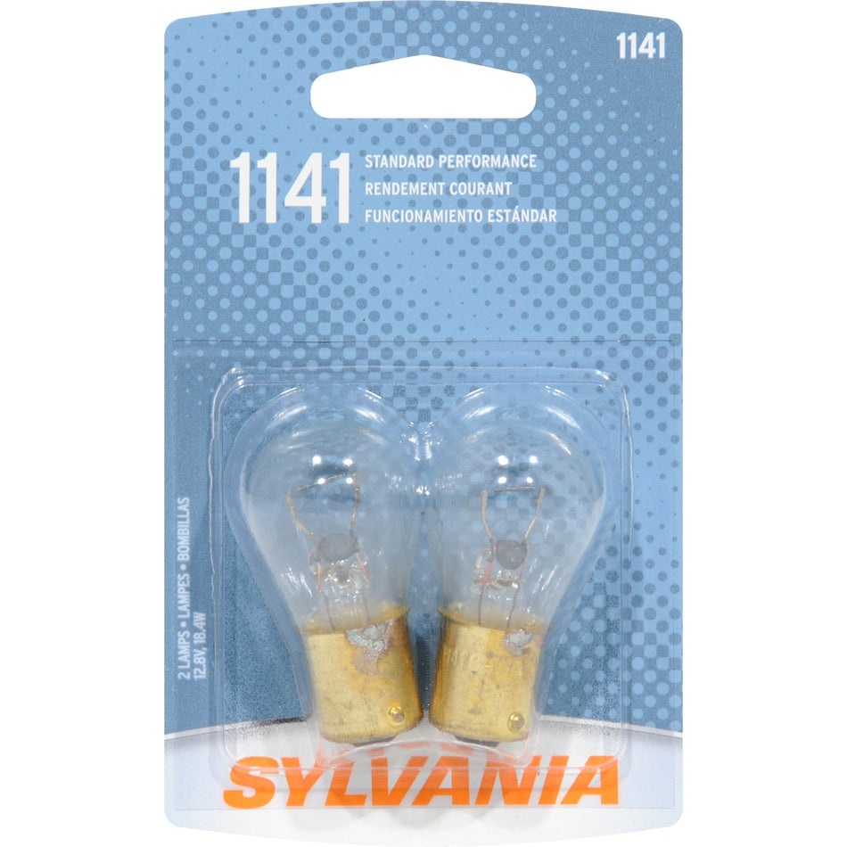 SYLVANIA 1141 Basic Miniature Bulb, (Contains 2 Bulbs)