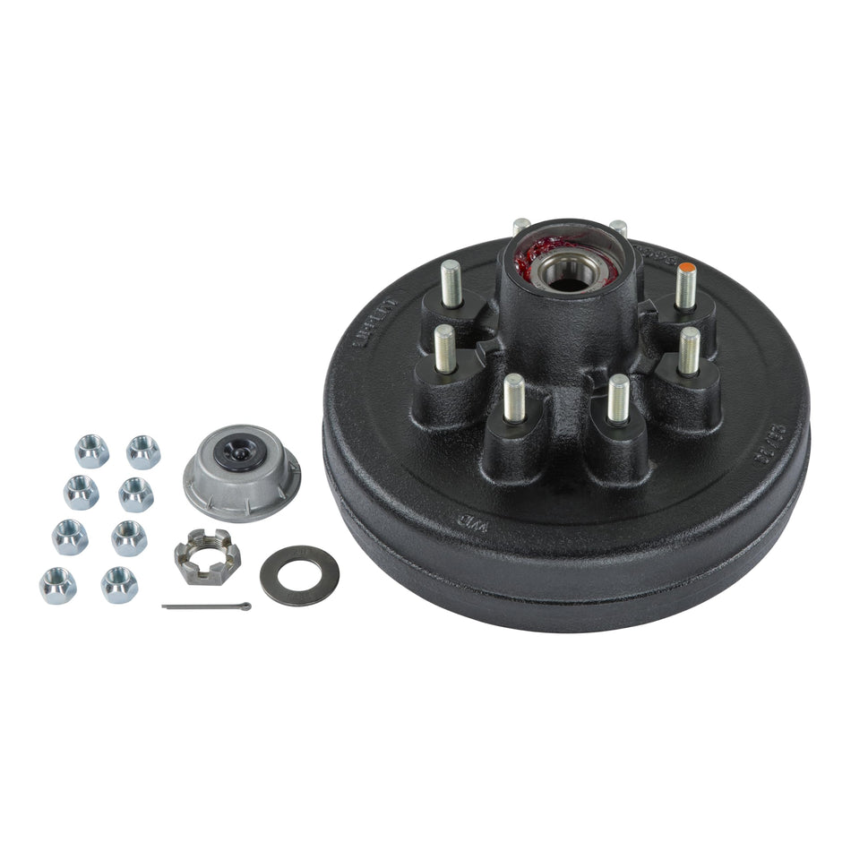 AP Products 012-PTK500BL 8 X 1-1/4 Black Pan Head Square Recess Screw - Pack of 500
