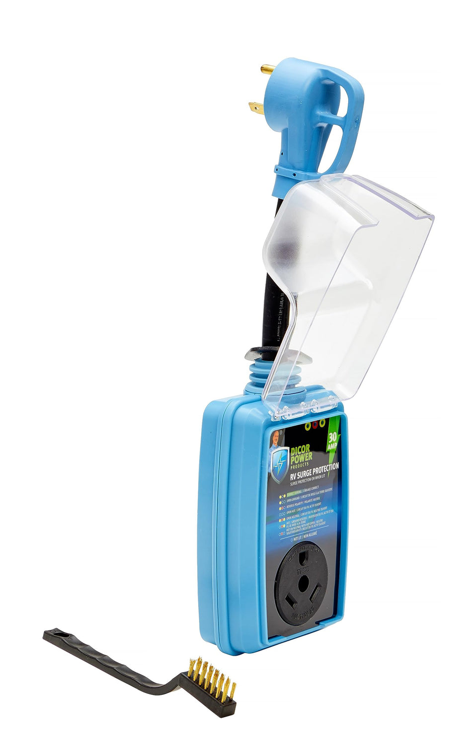 Dicor DP-SP30A-P 30 Amp Pigtail RV Surge Protector - Protect Your RV Electrical System with Ease