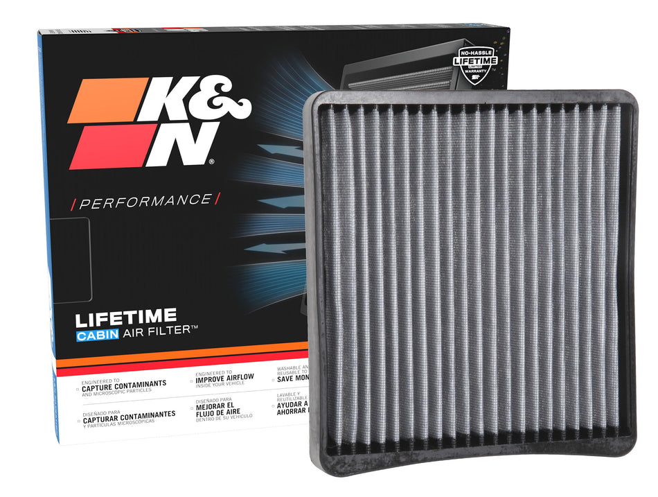 K&N LIFETIME Cabin Air Filter: Premium, Washable, Clean Air for your Cabin: Compatible with 2016-2024 JEEP/RAM: Grand Wagoneer, Wagoneer, 1500, 2500, 3500, 4500, 5500, VF2065