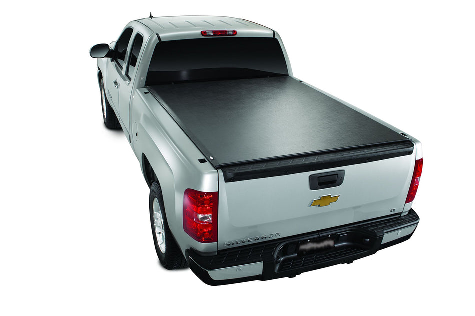 TrailFX Soft Rolling Tonneau Cover for Ford F-150 5.5 Ft Bed 2015-2025 Black Vinyl with Aluminum Rails Lockable Tailgate Handle Hook and Loop Installation Low Profile Design TrailFX TFX3204