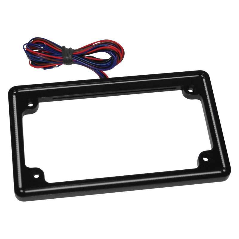 Letric Lighting 09-13 Road King  Perfect Plate Light License Plate Frame Matte  Black